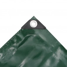 Brezenta pārklājs, 650 g/m², 6x8 m, zaļš