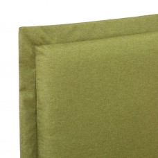 Gultas rāmis, zaļš audums, 120x200 cm