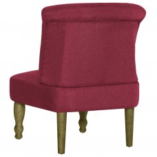 Atpūtas krēsli, 2 gab., franču stils, vīnsarkans audums