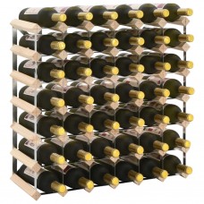 Vīna pudeļu statīvs 42 pudelēm, priedes masīvkoks