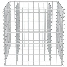 Gabions, augstā puķu kaste, cinkots tērauds, 50x50x50 cm