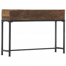 Konsoles galdiņš, 120x30x80 cm, pārstrādāts masīvkoks