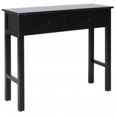 Konsoles galdiņš, 90x30x77 cm, melns koks