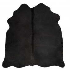 Zvērādas paklājs, dabīgā govs āda, 150x170 cm, melns