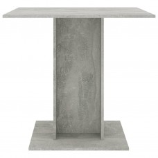 Virtuves galds, 80x80x75 cm, betona pelēks, skaidu plāksne