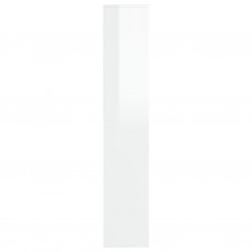 Apavu skapis, spīdīgi balts, 54x34x183 cm, kokskaidu plāksne