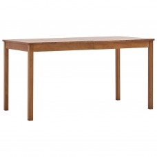 Virtuves galds, 140x70x73 cm, medus brūns, priedes koks