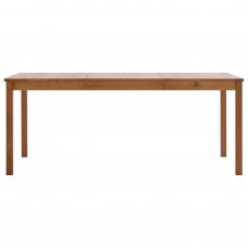 Virtuves galds, 180x90x73 cm, medus brūns, priedes koks