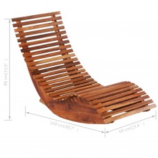 Sauļošanās šūpuļkrēsli, 2 gab., akācijas koks