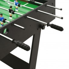 Futbola galds, salokāms, 121x61x80 cm, melns