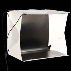 Fotostudijas led gaismas kaste, saliekama, 40x34x37 cm, balta