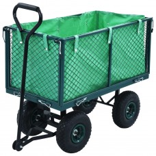Dārza ratiņi, zaļi, 350 kg
