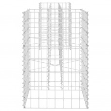 H-formas gabions, tērauda stieple, 260x40x60 cm