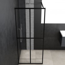 Dušas siena, caurspīdīgs rūdīts stikls, 140x195 cm