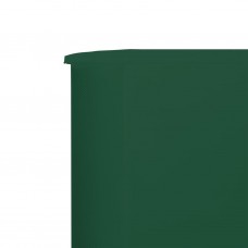5 paneļu vēja aizsargsiets, zaļš, 600x120 cm, audums