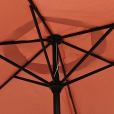 Saulessargs, sarkanbrūns, 200x224 cm, alumīnijs