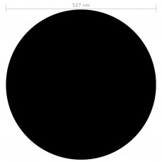 Baseina pārklājs, 527 cm, pe, melns