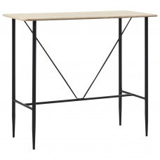 Bāra galds, ozolkoka krāsā, 120x60x110 cm, mdf