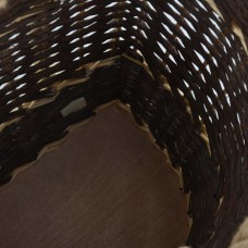 Malkas grozs ar lencēm, 44,5x37x50 cm, vītols