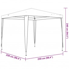 Dārza nojume, profesionāla, 2,5x2,5 m, antracītpelēka, 90 g/m²