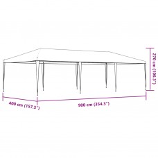 Dārza nojume, profesionāla, 4x9 m, zaļa, 90 g/m²