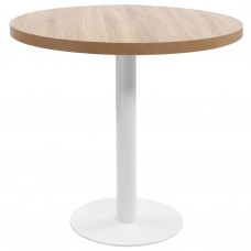 Bistro galds, gaiši brūns, 80 cm, mdf
