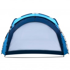 Svinību telts ar led un 4 sānu sienām, 3,6x3,6x2,3 m, zila