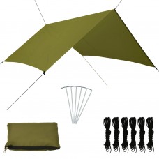 Āra brezenta telts, 3x2,85 m, zaļa