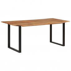 Virtuves galds, 180x90x76 cm, akācijas masīvkoks