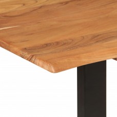 Virtuves galds, 154x80x76 cm, akācijas masīvkoks