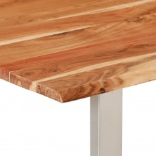 Virtuves galds, 154x80x76 cm, akācijas masīvkoks