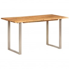 Virtuves galds, 140x70x76 cm, akācijas masīvkoks