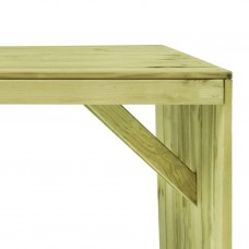 Dārza galds, 220x101,5x80 cm, impregnēts priedes koks
