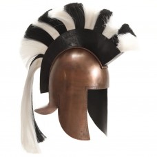 Grieķu karotāju bruņucepure, replika, vara krāsas tērauds
