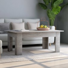 Kafijas galdiņš, 100x60x42 cm, betona pelēks, skaidu plāksne