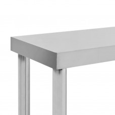 2-līmeņu galda virsplaukts, 120x30x65 cm, nerūsējošs tērauds