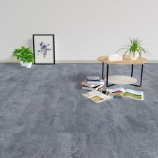 Grīdas flīzes, pašlīmējošas, 5,11 m², pvc, pelēka marmora krāsa