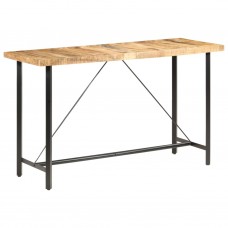 Bāra galds, 180x70x107 cm, neapstrādāts mango koks