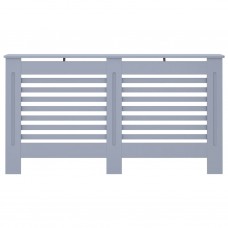 Radiatora pārsegs, antracītpelēks, 152x19x81,5 cm, mdf