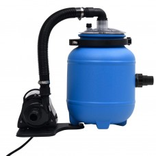 Baseina filtra sūknis, melns un zils, 4 m³/h