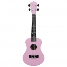 Soprāna bērnu ukulele ar somu, rozā, 23"