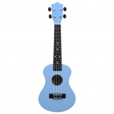 Soprāna bērnu ukulele ar somu, zilgana, 23"