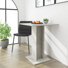 Bistro galds, betonpelēks, 60x60x75 cm, kokskaidu plāksne
