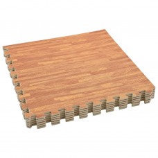Grīdas paklājiņi, 6 gab., 2,16 ㎡, eva putas, koka tekstūra