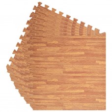 Grīdas paklājiņi, 6 gab., 2,16 ㎡, eva putas, koka tekstūra