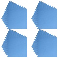 Grīdas paklājiņi, 24 gab., 8,64 ㎡, eva putas, zili