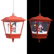 Piekarama ziemassvētku lampa ar led, sarkana, 27x27x45 cm