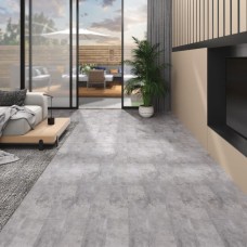Grīdas dēļi, 5,26 m², 2 mm, cementa brūni, pvc