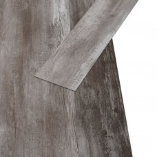 Grīdas dēļi, pašlīmējoši, 5,02 m², 2 mm, matēta, brūna koka pvc