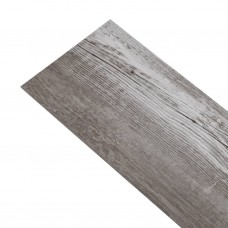 Grīdas dēļi, pašlīmējoši, 5,02 m², 2 mm, matēta, brūna koka pvc